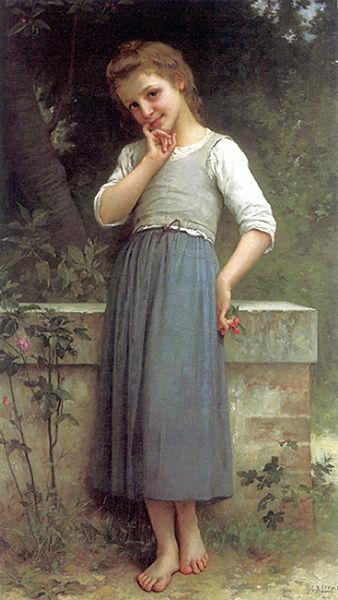 Charles-Amable Lenoir The Cherry Picker oil painting image